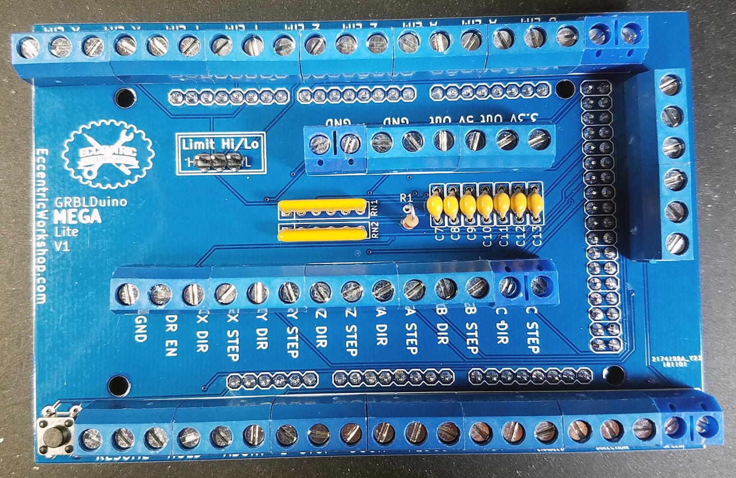 GRBLDuino Mega Lite V1 - Assembled image