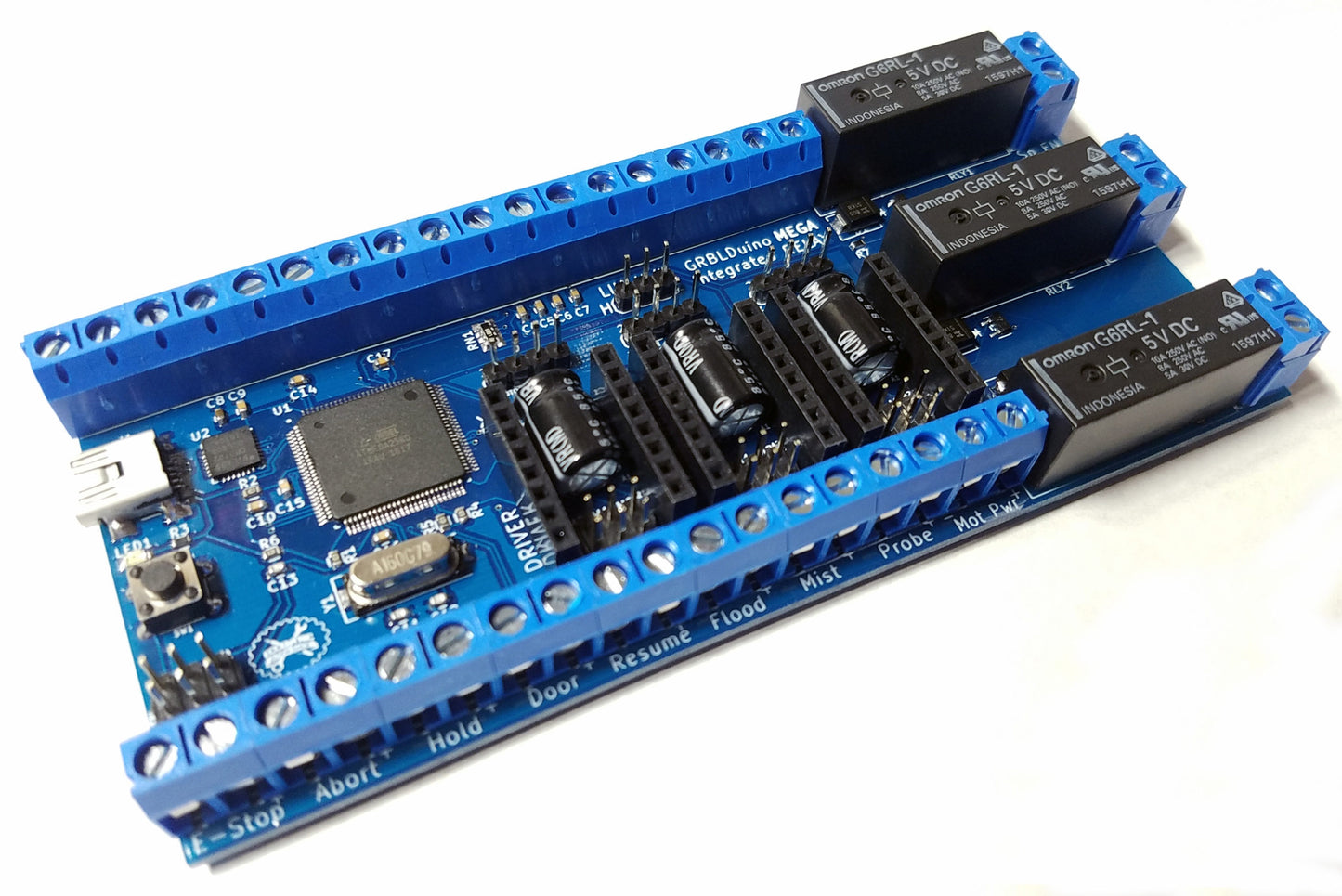 GRBLDuino Mega Integrated Relay V1 CNC Controller