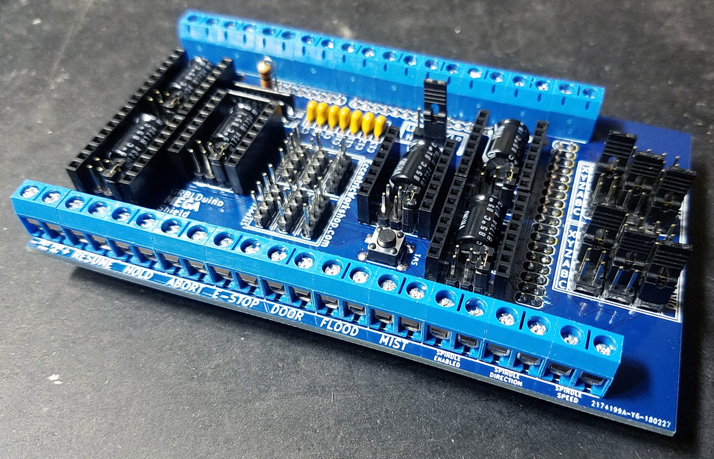 GRBLDuino Mega Shield V1