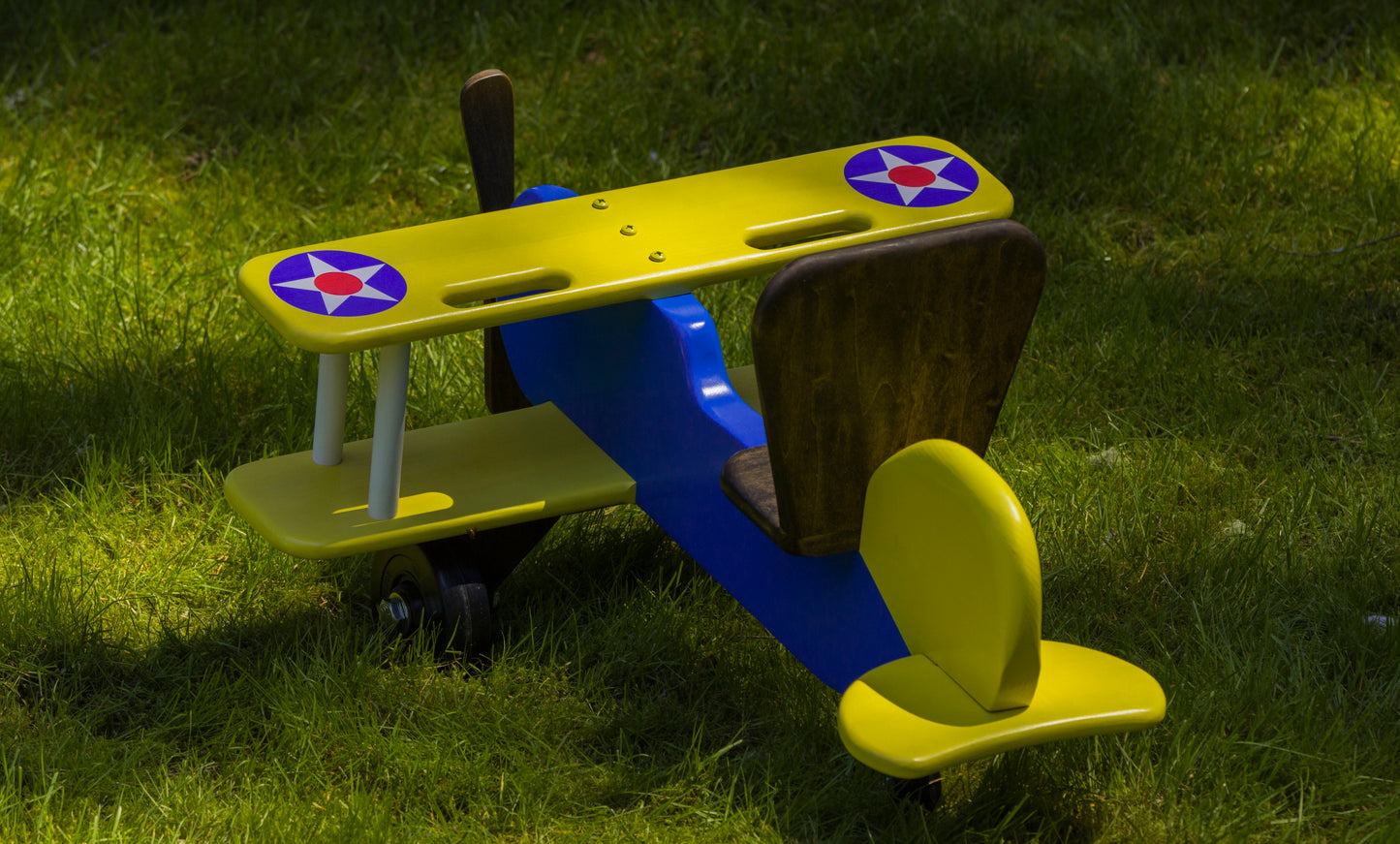 Plans - Kid's Wooden Airplane Ride On / Rocker Toy Plans