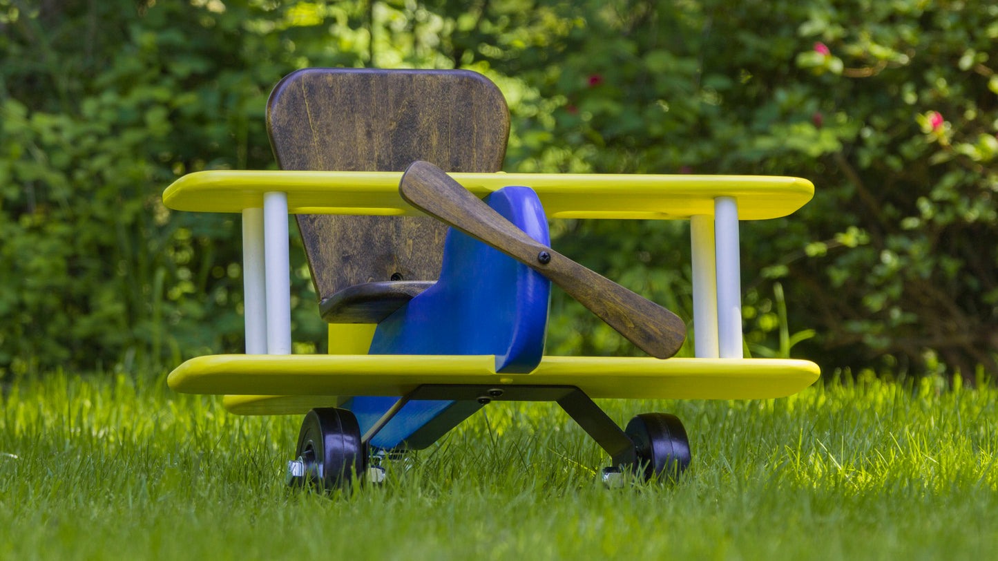 Plans - Kid's Wooden Airplane Ride On / Rocker Toy Plans
