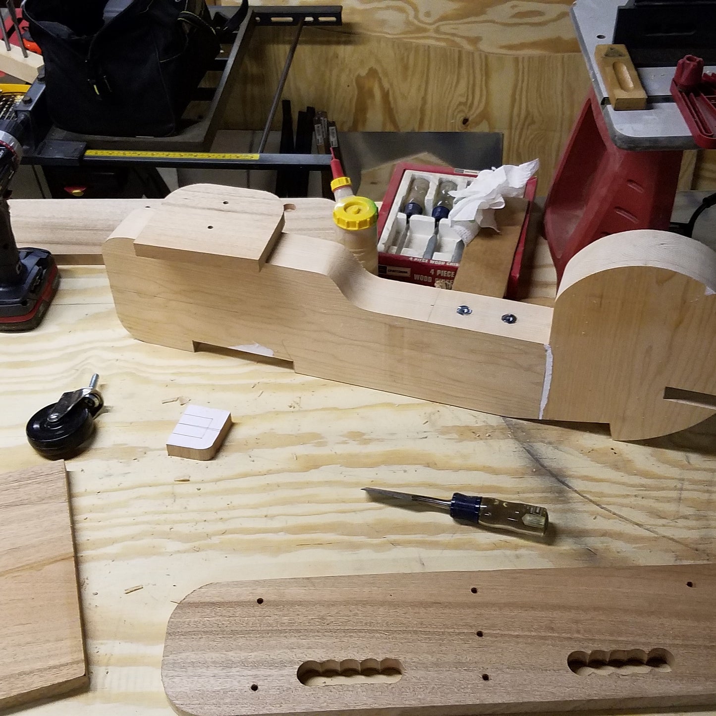 Kid's Wooden Airplane Ride On Toy - Rocker Capable