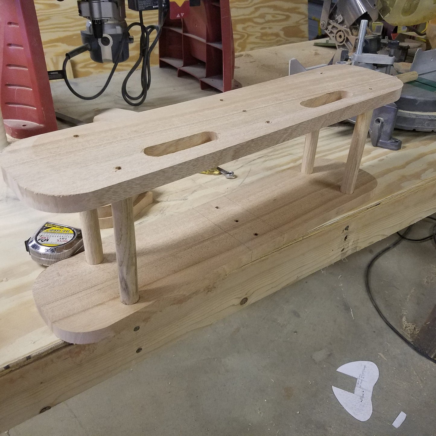Kid's Wooden Airplane Ride On Toy - Rocker Capable