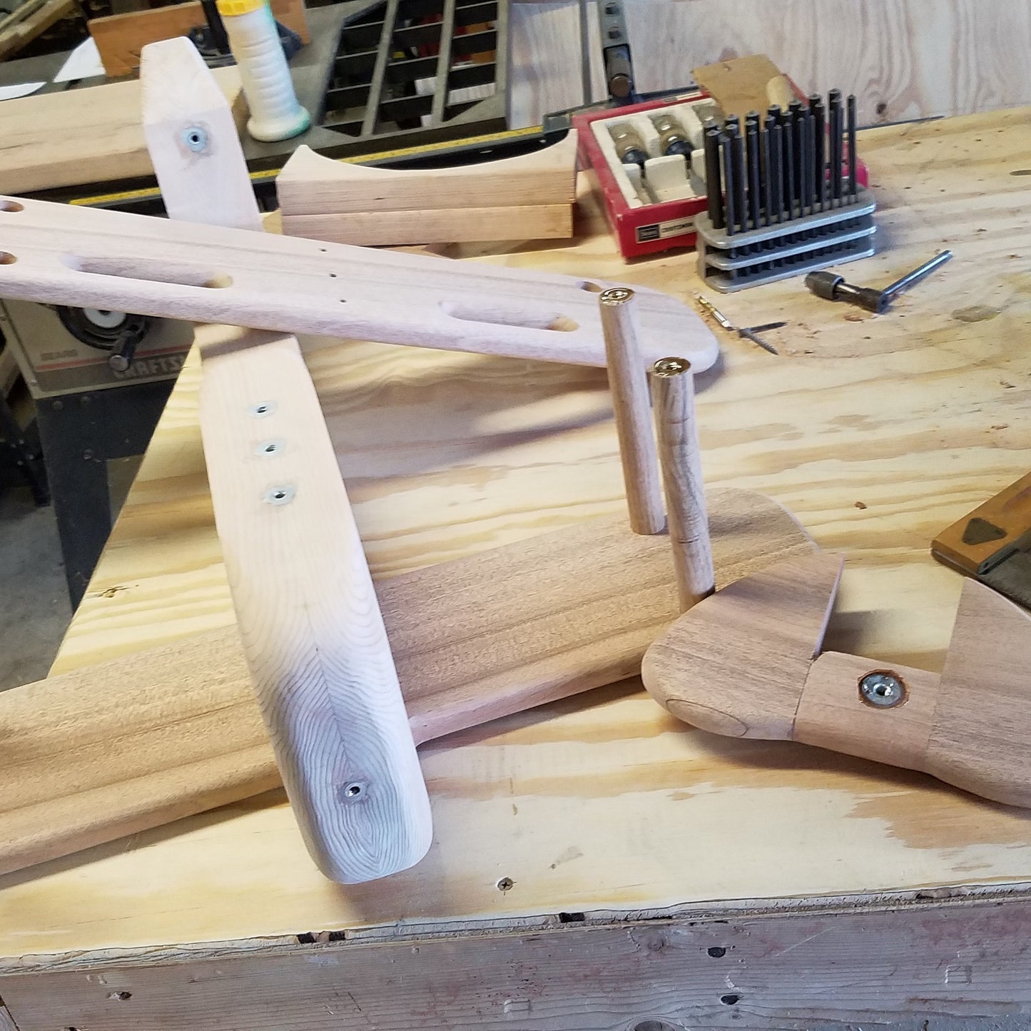Kid's Wooden Airplane Ride On Toy - Rocker Capable